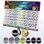 dapg181 tunnels gauges surgical steel 316l ear lobe