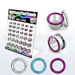dapg63 tunnels gauges surgical steel 316l ear lobe