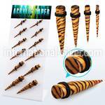 dapg84 tapers acrylic body jewelry ear lobe