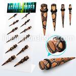 dapg88 tapers acrylic body jewelry ear lobe