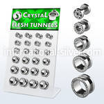 dapg9 tunnels gauges surgical steel 316l ear lobe