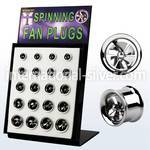 dfpfa tunnels gauges surgical steel 316l ear lobe