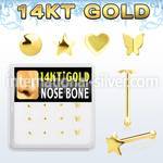 dgnb9 nose bone gold nose
