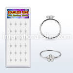 dhfc24 925 silver nose hoops nose piercing