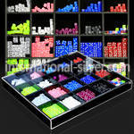 dmbj4 loose body jewelry parts acrylic body jewelry belly button