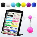 dmbna4 belly rings surgical steel 316l with acrylic parts belly button