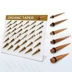 dmxp5 tapers organic body jewelry ear lobe