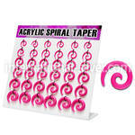 dmxp6c tapers acrylic body jewelry ear lobe