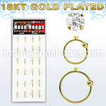 dnsm107 nose hoop silver 925 nose