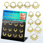 dnsm138 seamless segment rings silver 925 septum