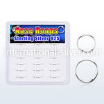 dnsm248 925 silver nose screws and nose studs nose piercing