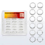 dnsm90 fake illusion body jewelry silver 925 septum