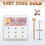 drys24 bend it to fit nose studs gold nose