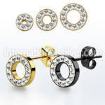 erftf cheaters  illusion plugs and tapers anodized surgical steel 316l ear lobe