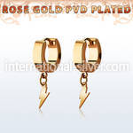 errlit anodized surgical steel +huggie choose  piercing