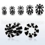 fap tunnels gauges acrylic body jewelry ear lobe