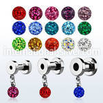 fpg2d5 tunnels gauges surgical steel 316l ear lobe