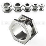 fqpg tunnels gauges surgical steel 316l ear lobe