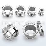 fsjpg tunnels gauges surgical steel 316l ear lobe