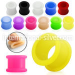 ftsi tunnels gauges silicon body jewelry ear lobe