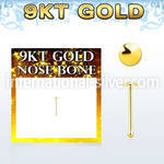 g9brd nose bone gold nose