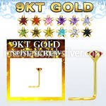 g9szsm1 gold nose screws and nose studs nose piercing