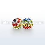 gmfr6 loose body jewelry parts surgical steel 316l 