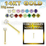 gnbzm1 nose bone gold nose