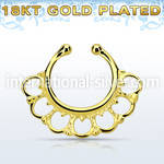 gpsepd8 fake illusion body jewelry silver 925 septum
