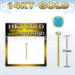 gyge7 bend it to fit nose studs gold nose