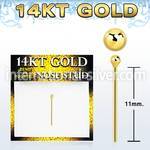 gysb1 bend it to fit nose studs gold nose