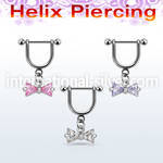 heuz3 micro curved barbells surgical steel 316l helix