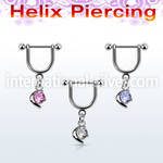 heuz8 micro curved barbells surgical steel 316l helix