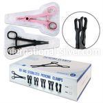 iclampb sterilized single use piercing clamp slotted top forceps