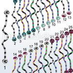 idatfr5c straight barbells anodized surgical steel 316l 