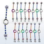 idbtfr5a straight barbells anodized surgical steel 316l 
