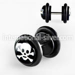 ilvgr16 cheaters  illusion plugs and tapers acrylic body jewelry belly button