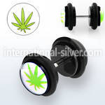 ilvgr3 cheaters  illusion plugs and tapers acrylic body jewelry belly button