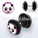 ilvgr66 cheaters  illusion plugs and tapers acrylic body jewelry ear lobe