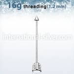 indsaw straight barbells surgical steel 316l 