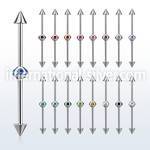 indsh18 straight barbells surgical steel 316l 