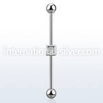 indsh1 straight barbells surgical steel 316l 