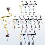 intefr5a straight barbells anodized surgical steel 316l 