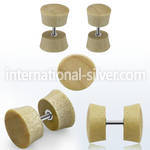 ipcro cheaters  illusion plugs and tapers organic body jewelry ear lobe