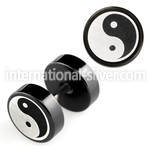 ipls6 cheaters  illusion plugs and tapers anodized surgical steel 316l ear lobe