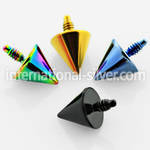 itcn4 dermals anodized surgical steel 316l belly button