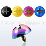itd6 dermals anodized surgical steel 316l belly button