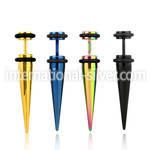 ittp cheaters  illusion plugs and tapers anodized surgical steel 316l belly button