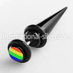 ivtpl3 cheaters  illusion plugs and tapers acrylic body jewelry belly button
