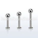 lbb4 labrets lip rings surgical steel 316l labrets chin